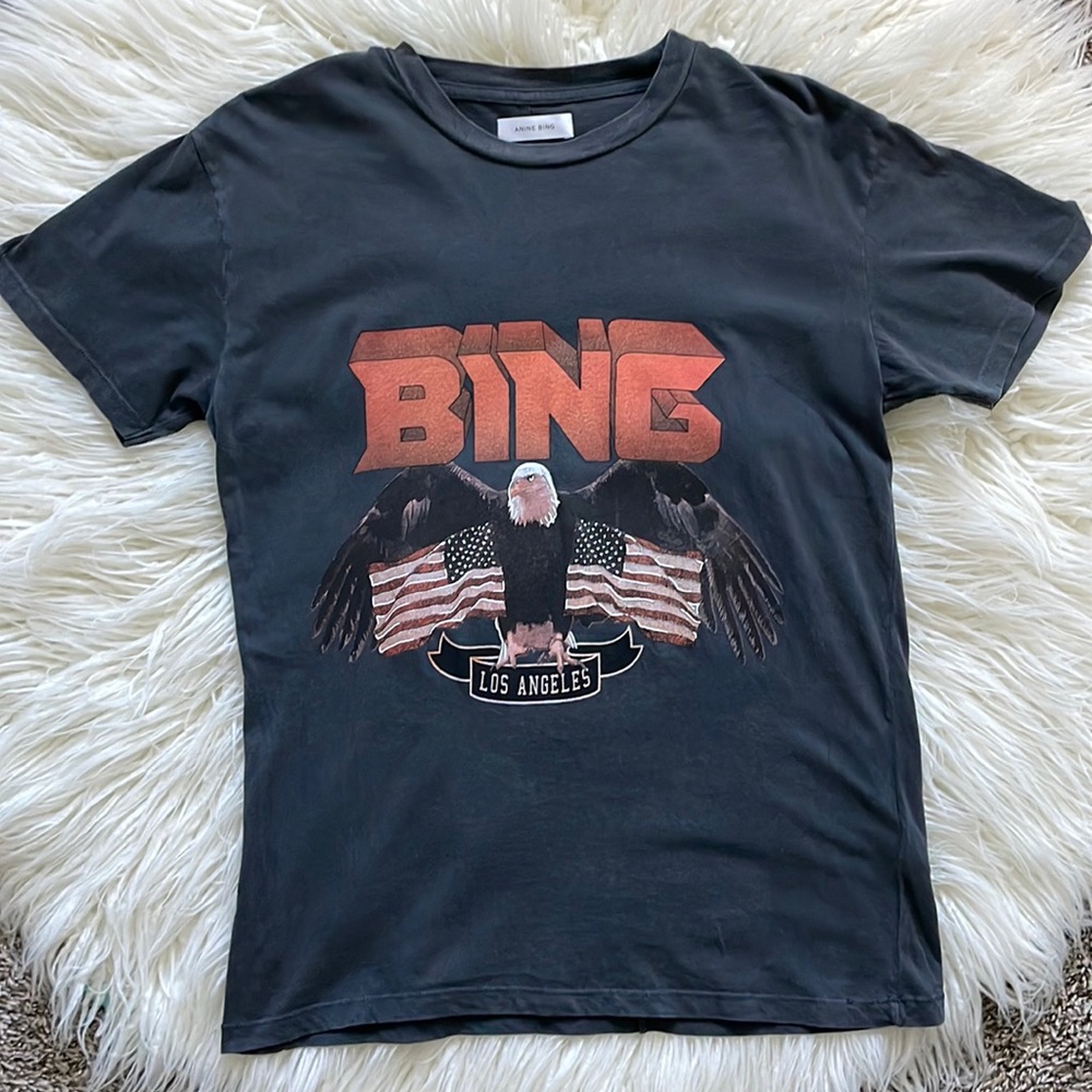 Anine Bing vintage wash tshirt